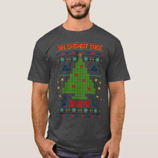 Oh Chemist Träd Ugly jul Sweatshirt T Shirt