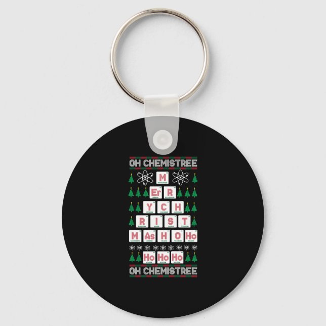 oh chemistree Chemist Science jul Nyckelring (Framsida)