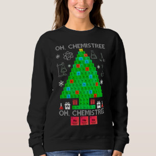 Oh Chemistree Chemist Träd Funny Science jul T Shirt