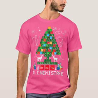 Oh Chemistree Chemistry Teacher Christmas Teacher  T Shirt