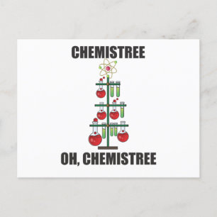 Oh Chemistree jul-kemi-forskarlärare Vykort