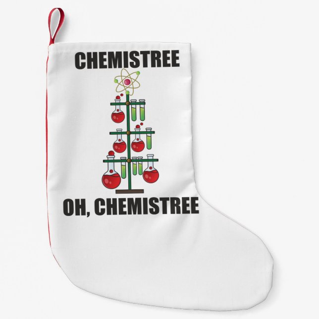 Oh Chemistree julkemi Science-lärare  Liten Julstrumpa (Framsidan)
