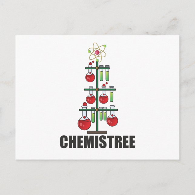 Oh Chemistree julkemi Science-lärare Vykort (Framsida)