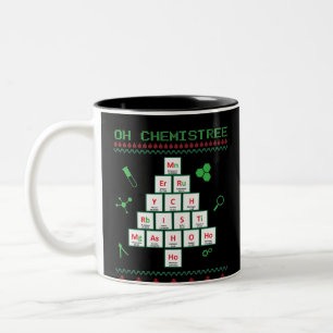 Oh Chemistree Oh Chemistree rolig inslagdesign Två-Tonad Mugg
