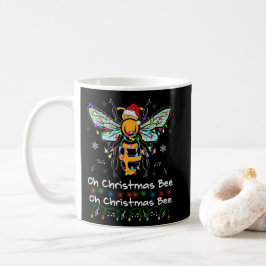 Oh Christmas Bee Bee Santa Hat Bee Light Christmas Kaffemugg