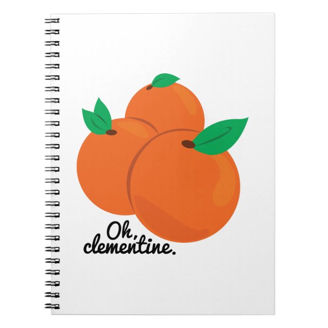 Oh Clementine Anteckningsbok (Framsidan)