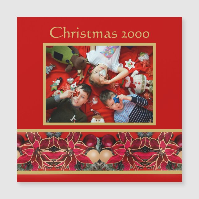 Oh Come Let Us Christmas Magnet (Framsida)