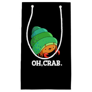 Oh Crab Funny Crab Phrase Pun Mörk BG