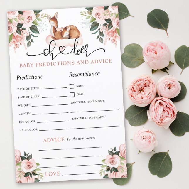 Oh Dear Botaniska Blommiga Baby Förutsägelser Spel (Skapare uppladdad)