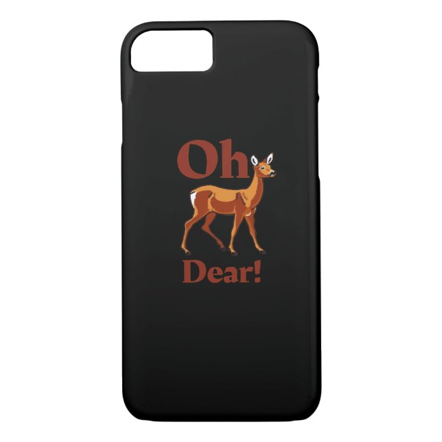 Oh Dear Trendy Clean Design  Case-Mate iPhone Skal (Baksida)