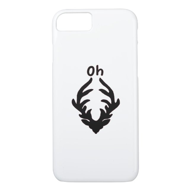 Oh Deer Artistic Clean Style  Case-Mate iPhone Skal (Baksida)
