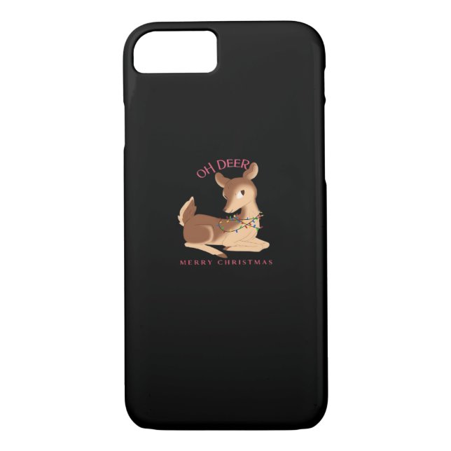 Oh Deer Christmas Modern Design  Case-Mate iPhone Skal (Baksida)
