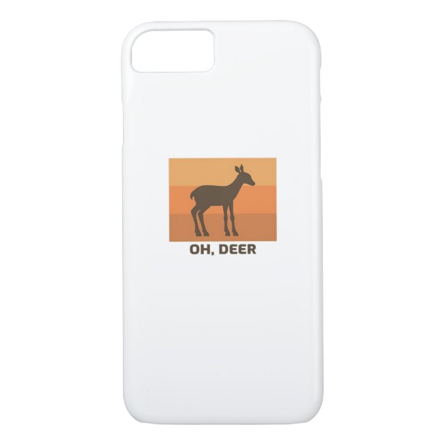 Oh Deer Classic Simple Design  Case-Mate iPhone Skal (Baksida)