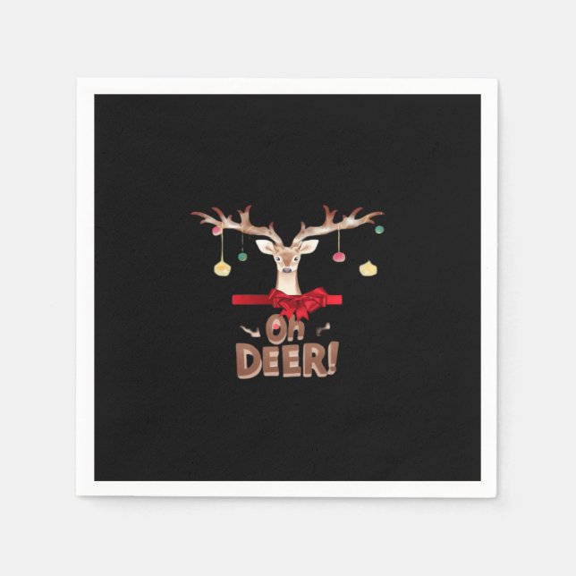 Oh Deer Classic Vibe  Pappersservett (Framsidan)