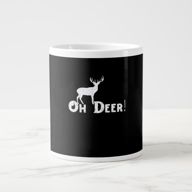 Oh Deer Clean Graphic Style  Jumbo Mugg (Framsidan)