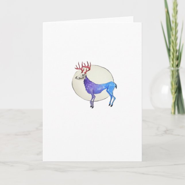 Oh Deer Clean Graphic Style Kort (Framsida)