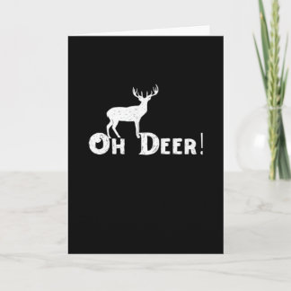 Oh Deer Clean Graphic Style Kort