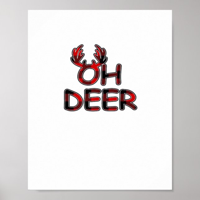 Oh Deer Clean Layout  Poster (Framsidan)