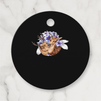 Oh Deer Clean Minimal Style Gåvor Etiketter