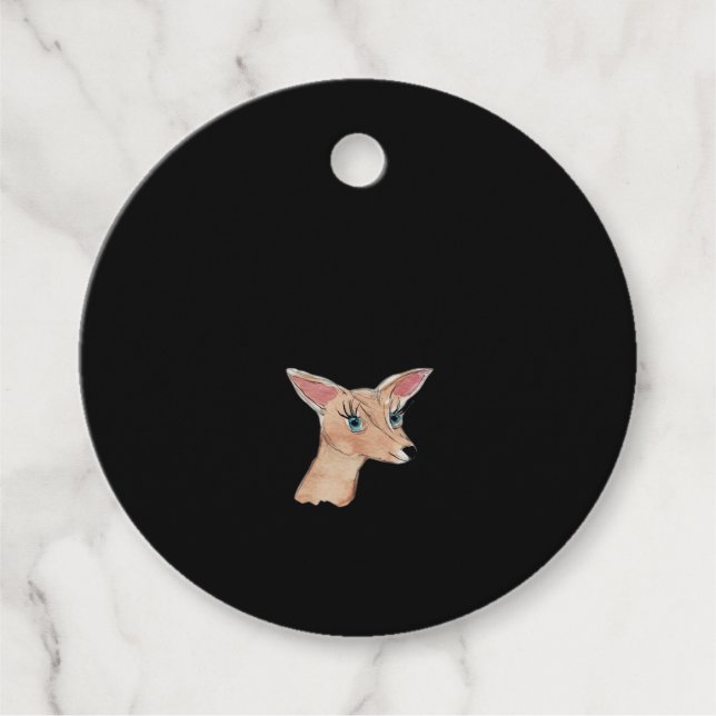 Oh Deer Clean Modern  Gåvor Etiketter (Framsida)