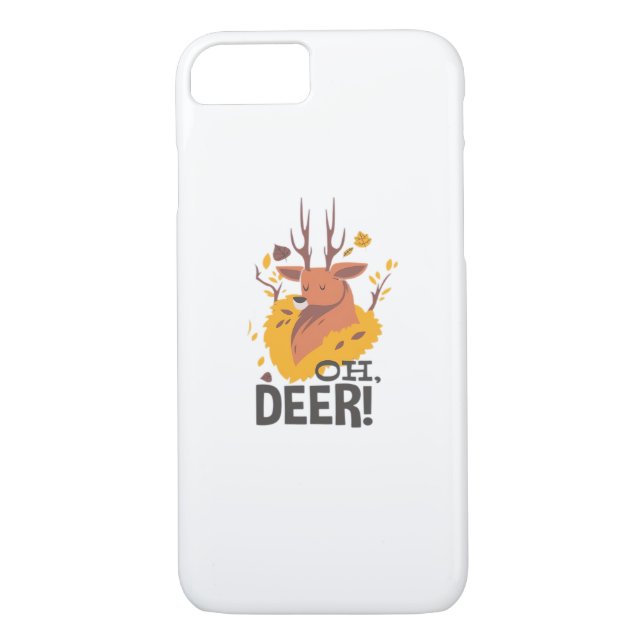 Oh Deer Contemporary Minimal Look  Case-Mate iPhone Skal (Baksida)