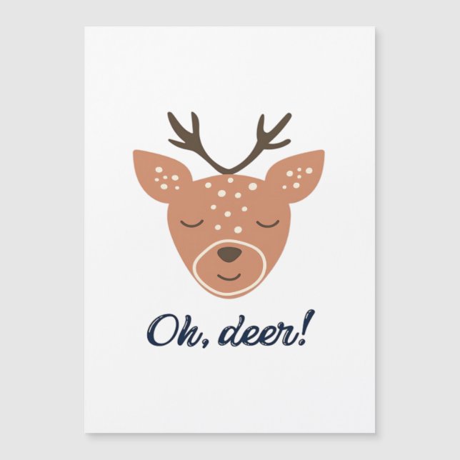 Oh Deer Deer Love Save The Deer Creative Design  (Framsida)