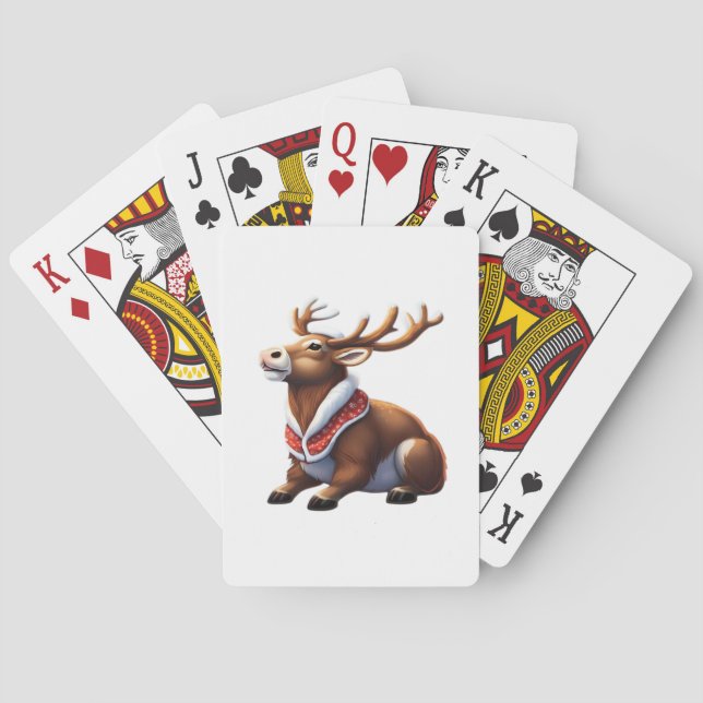Oh Deer Energetic Modern Design  Casinokort (Baksidan)