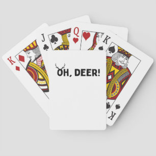 Oh Deer Enkel Estetik Casinokort