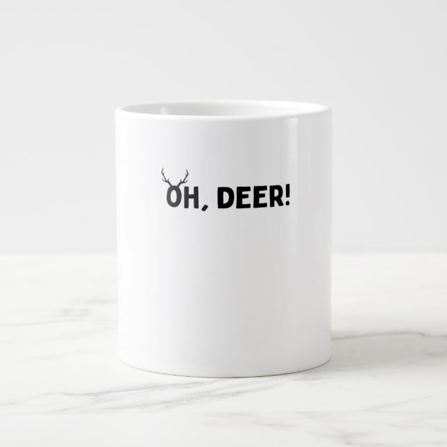 Oh Deer Enkel Estetik  Jumbo Mugg (Framsidan)