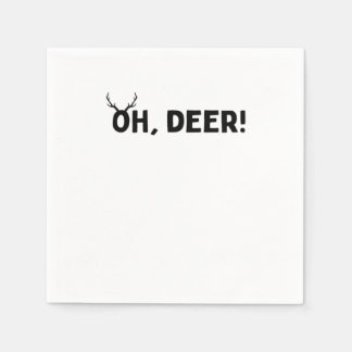 Oh Deer Enkel Estetik Pappersservett