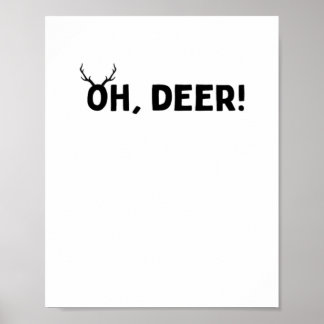 Oh Deer Enkel Estetik Poster