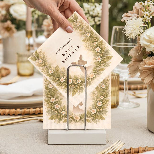 Oh Deer Forest Baby Shower Pappersservett (Skapare uppladdad)