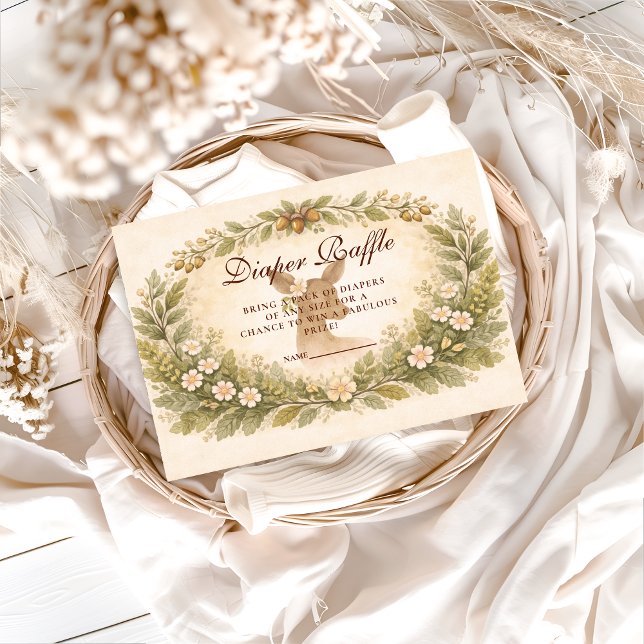 Oh Deer Forest Diapper Raffle Tilläggskort (Skapare uppladdad)