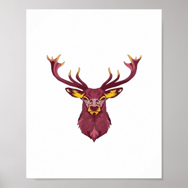 Oh Deer Fresh Modern Design  Poster (Framsidan)