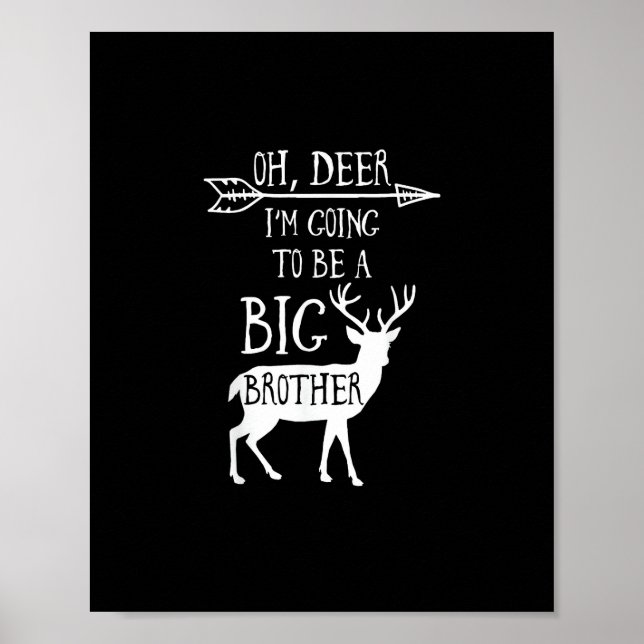 Oh Deer Going To Big Brother Christmas Announcemen Poster (Framsidan)