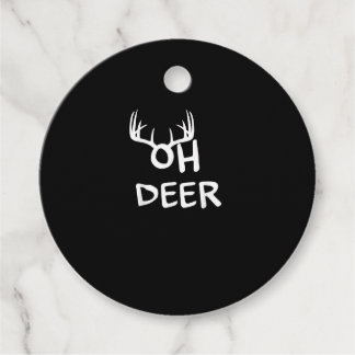 Oh Deer Hunter Rustic Outdoor Design Gåvor Etiketter