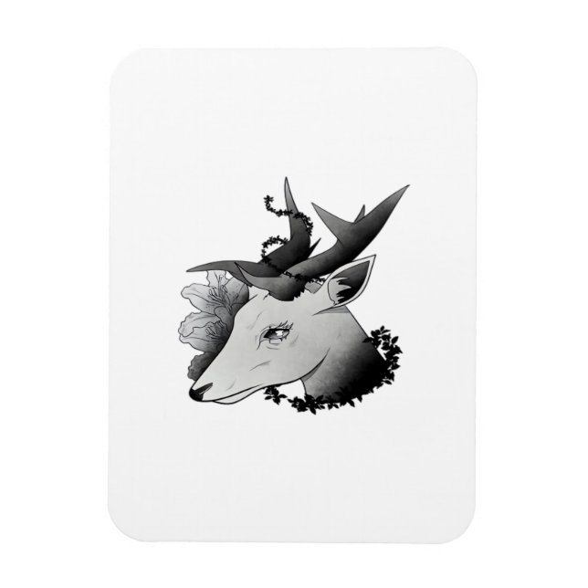 Oh Deer Klassisk Stil  Magnet (Vertikal)