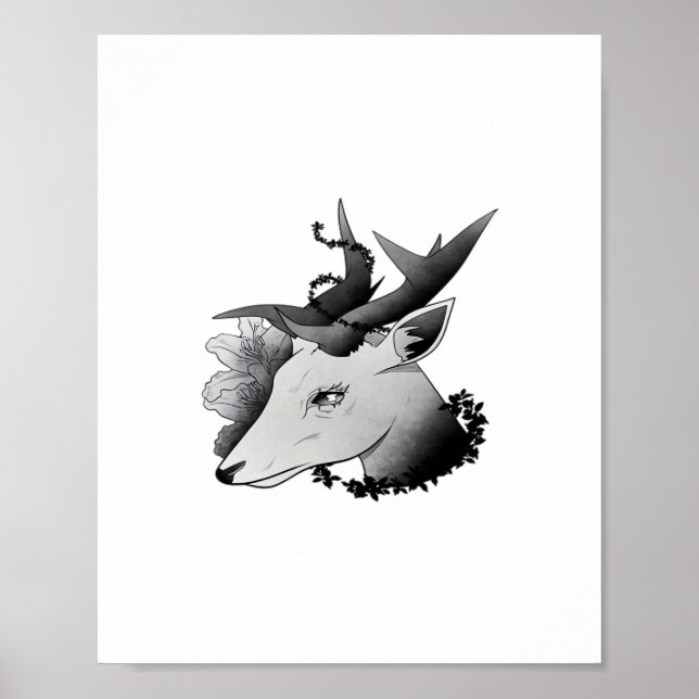 Oh Deer klassisk stil  Poster (Framsidan)