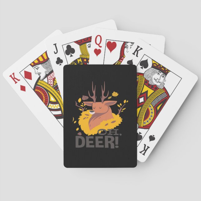 Oh Deer Kreativ Design  Casinokort (Baksidan)