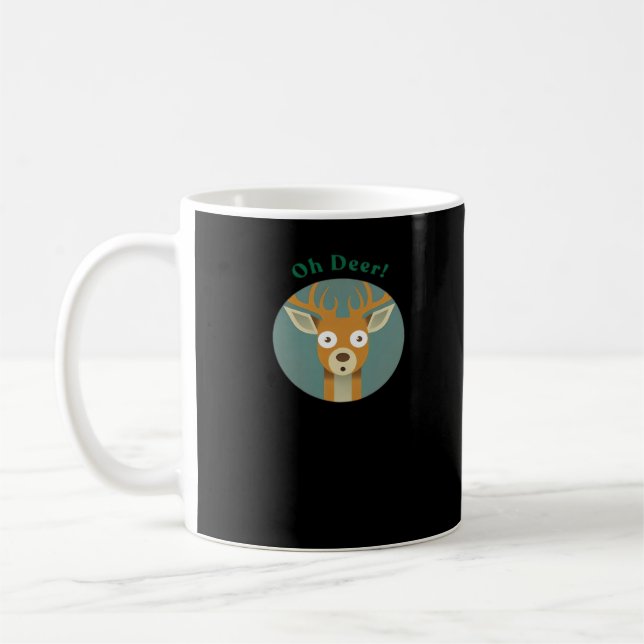 Oh Deer Kreativ Stil Kaffemugg (Vänster)
