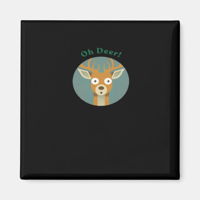 Oh Deer Kreativ Stil  Magnet (Framsidan)