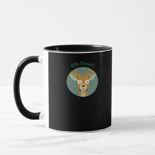 Oh Deer Kreativ Stil Mugg (Vänster)