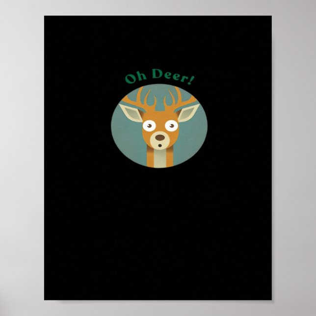 Oh Deer Kreativ Stil  Poster (Framsidan)