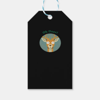 Oh Deer Kreativ Stil Presentetikett