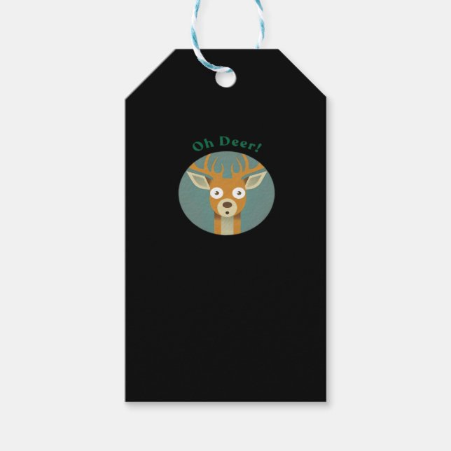 Oh Deer Kreativ Stil Presentetikett (Framsidan)