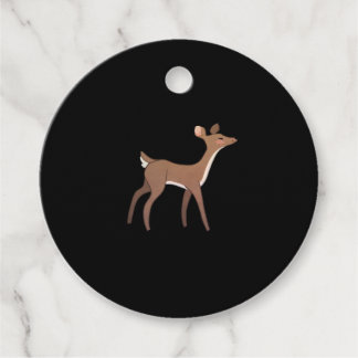 Oh Deer Me Whimsical Creative Design Gåvor Etiketter