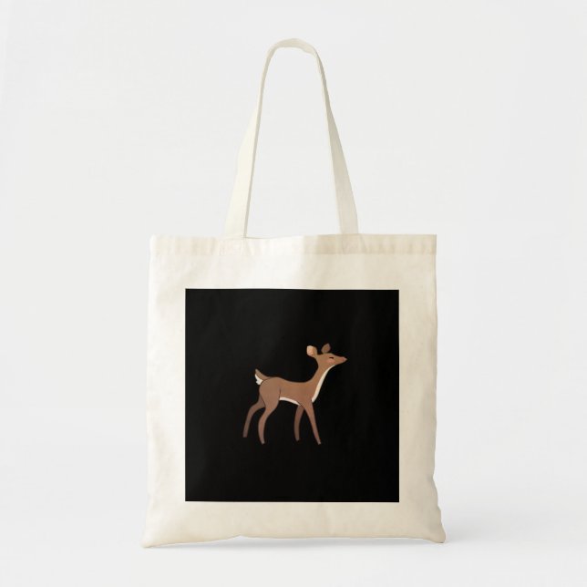Oh Deer Me Whimsical Creative Design Tygkasse (Framsidan)
