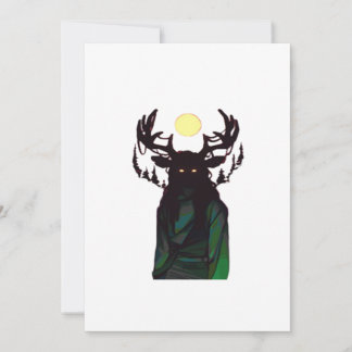 Oh Deer Minimal Design Julkort
