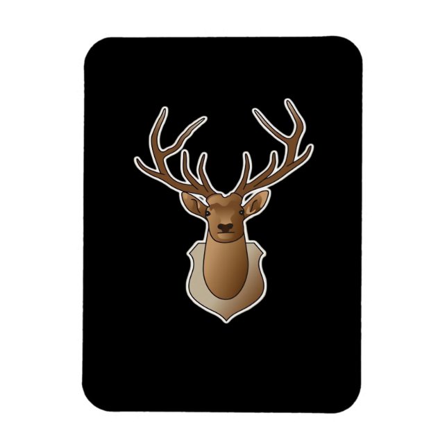 Oh Deer Minimal Design  Magnet (Vertikal)