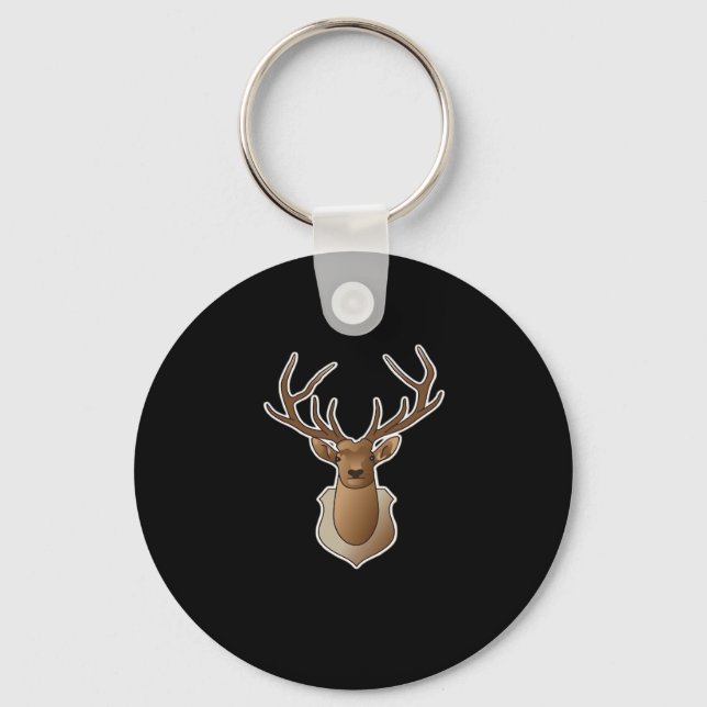 Oh Deer Minimal Design Nyckelring (Framsida)